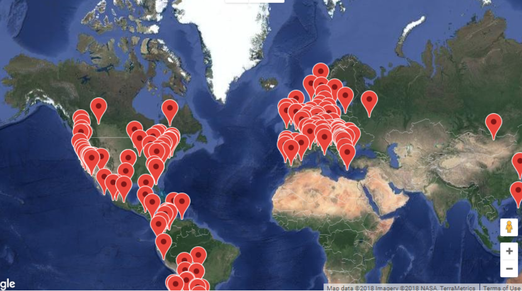 ZDay 2012 Archive Map