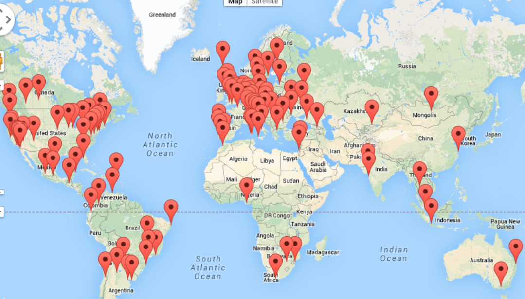 ZDay 2013 Archive Map
